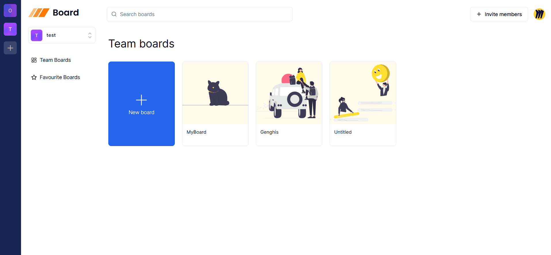 Miro Clone Landing Page