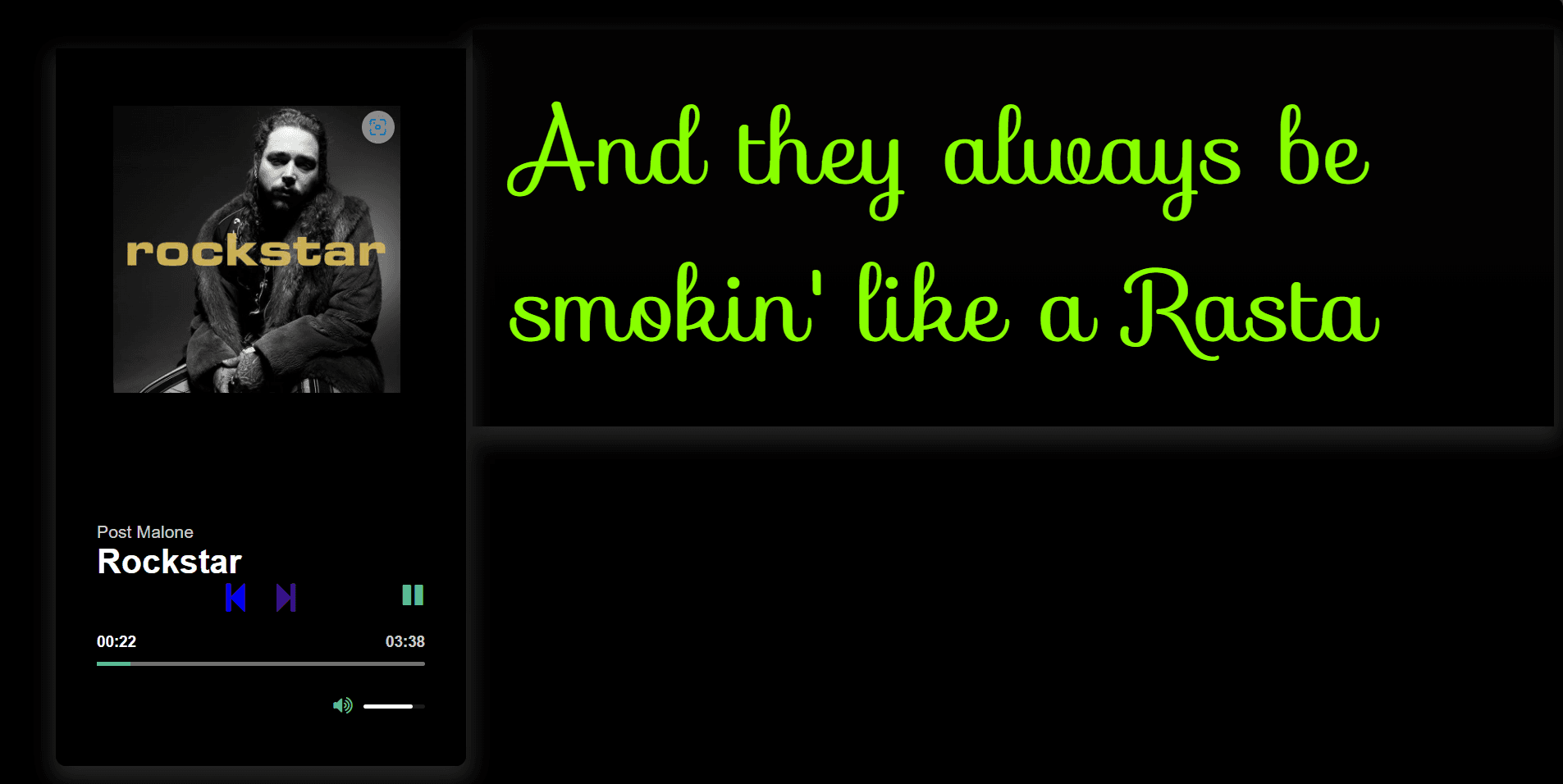 Music App Landing Page